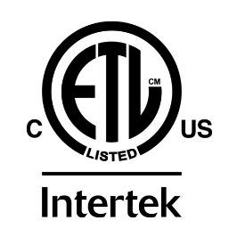 ETL LISTED Intertek