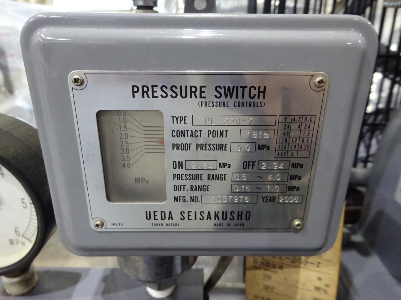 GBH7548A-726圧力スイッチ銘板