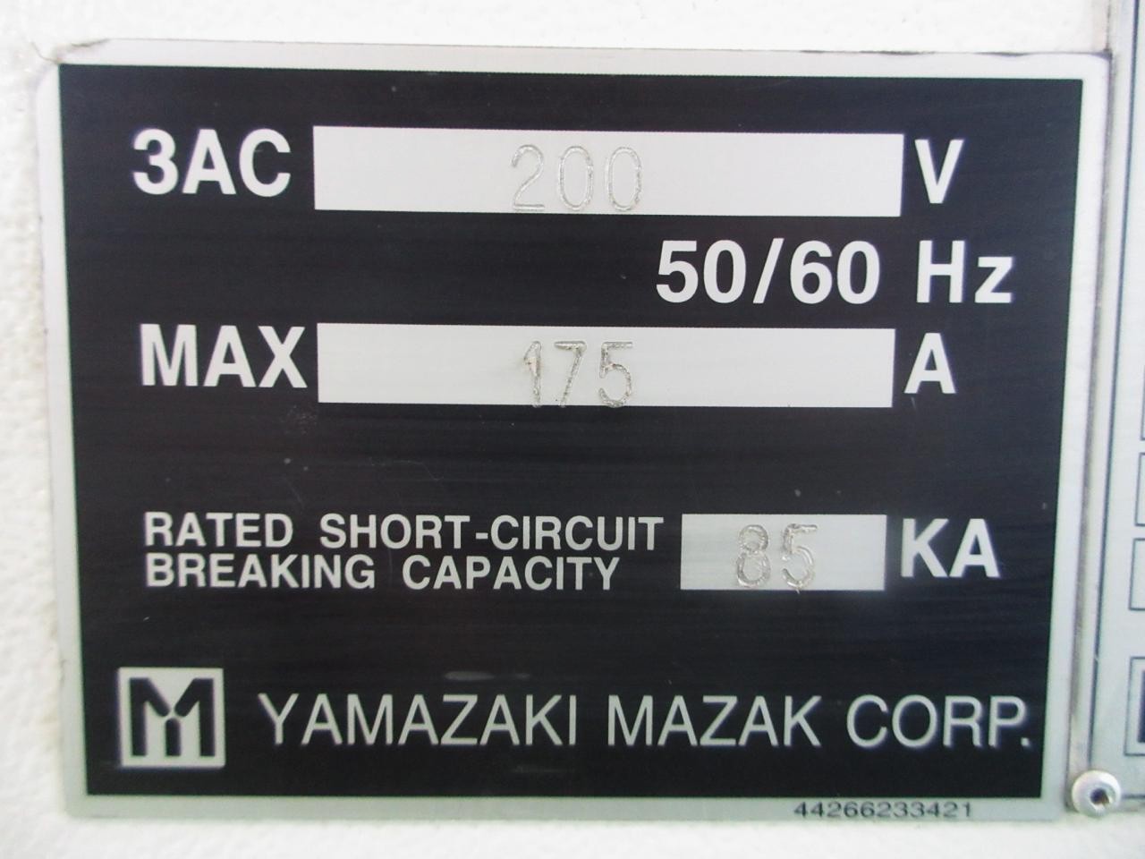 SUPER TURBO-X3015 CHAMPIONの電圧銘板