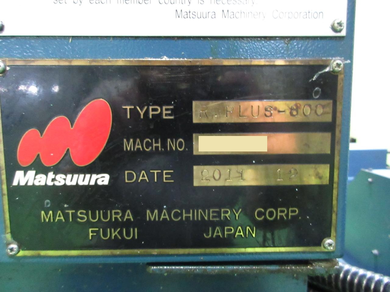 R.PLUS-800の銘板
