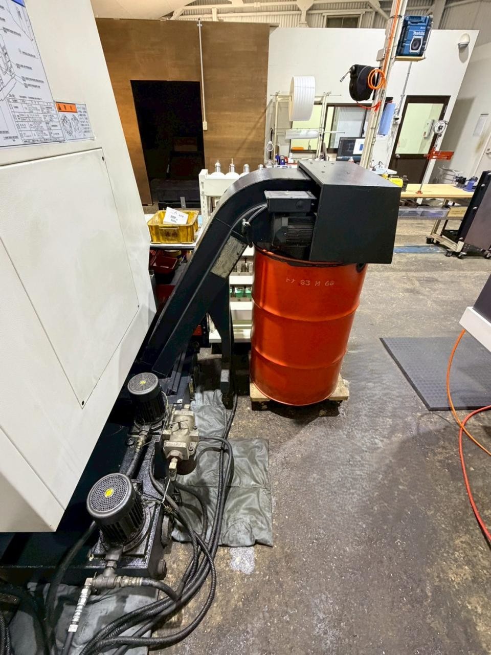 VCN 410Aのチップコンベア