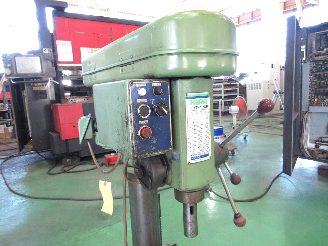 KRT-420P本体上部