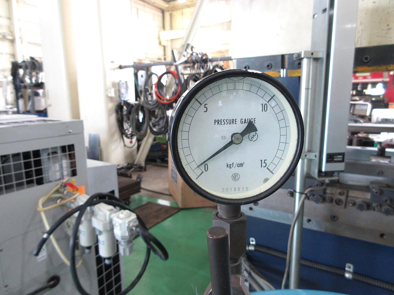 エアータンクのメーター