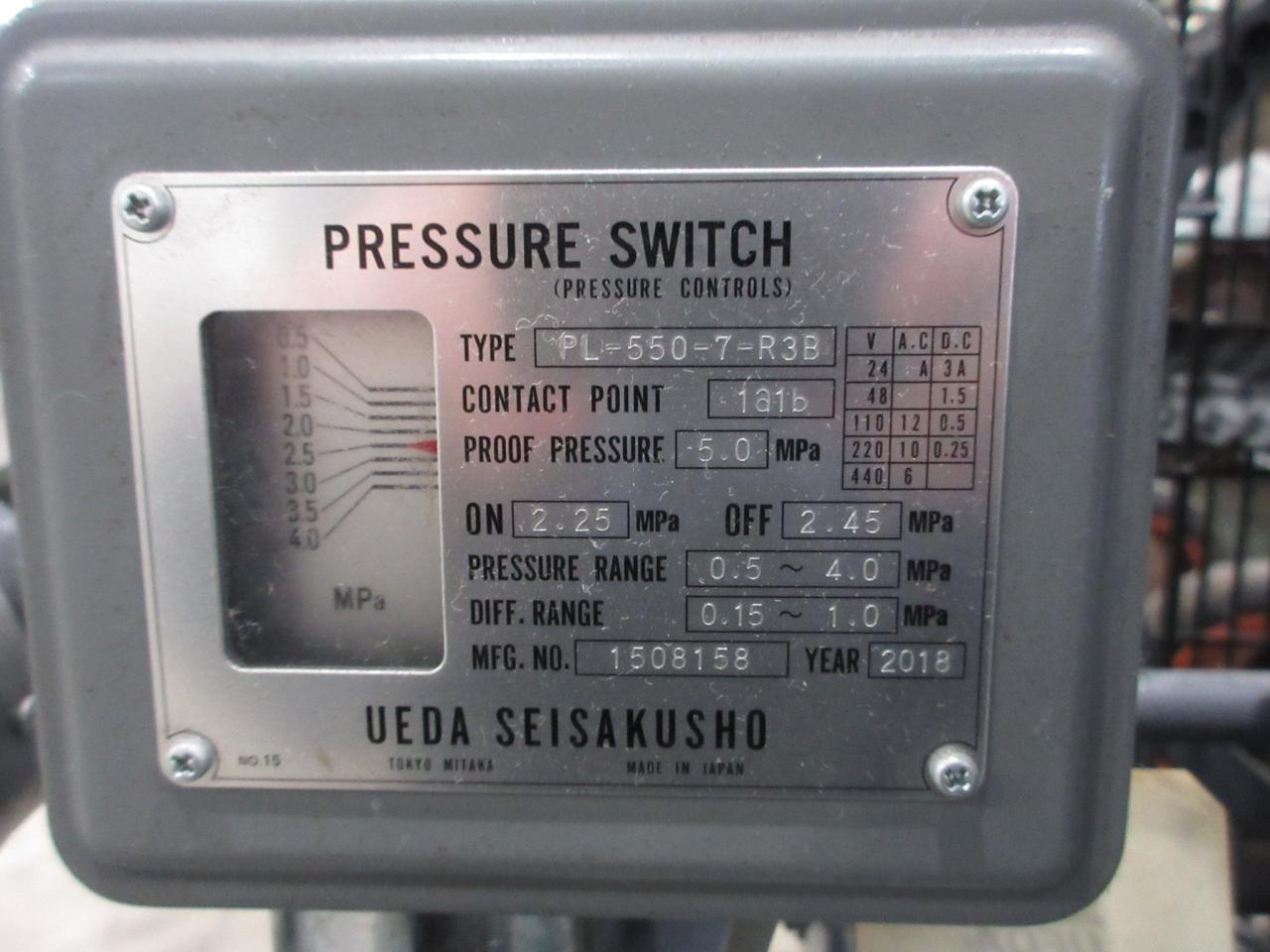 GBH5548A-382 6Pの圧力スイッチの銘板